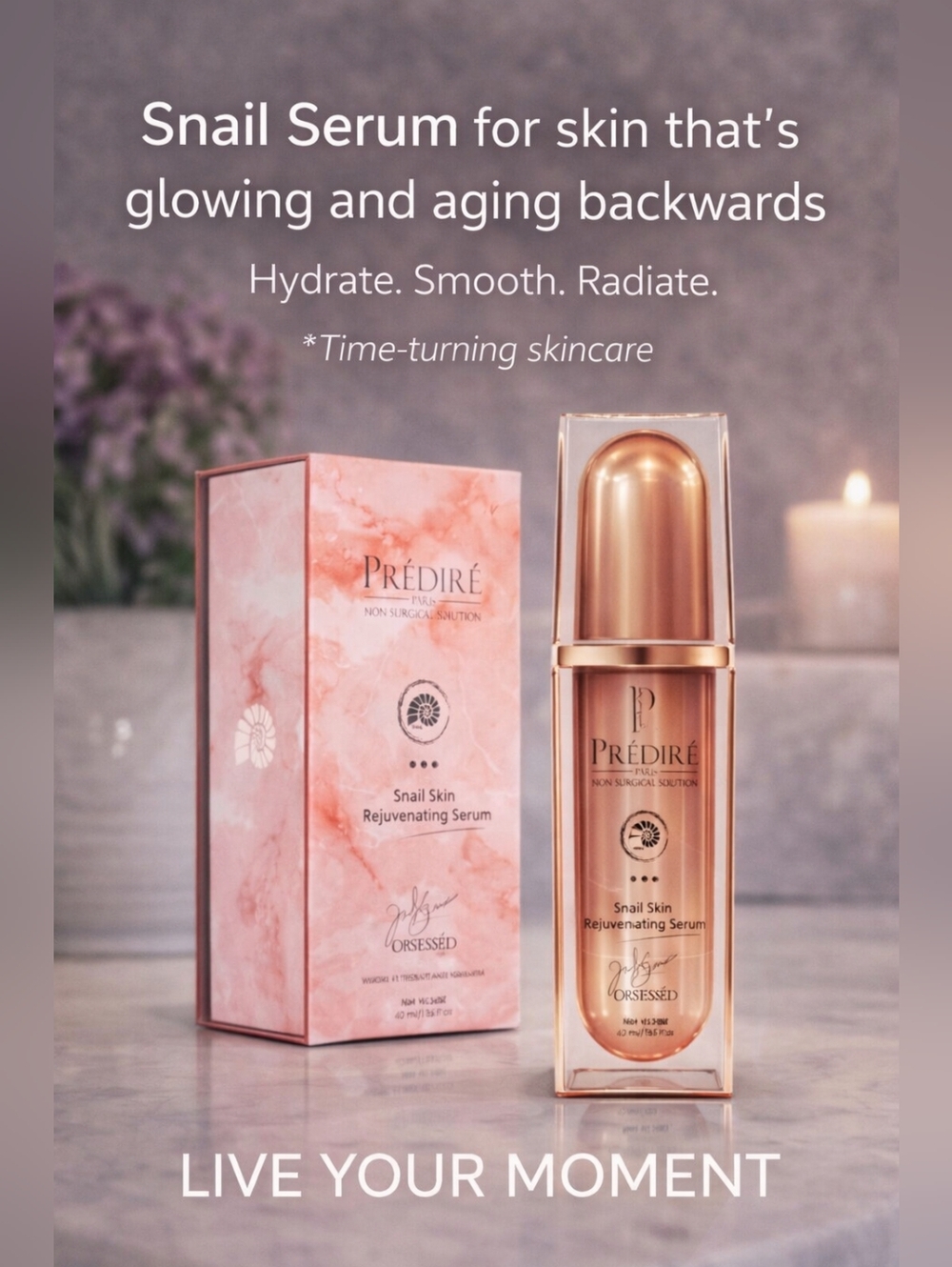Seems expensive,BUT it's intriguing Moment-PreDire Snail Skin Rejuvinating Serum